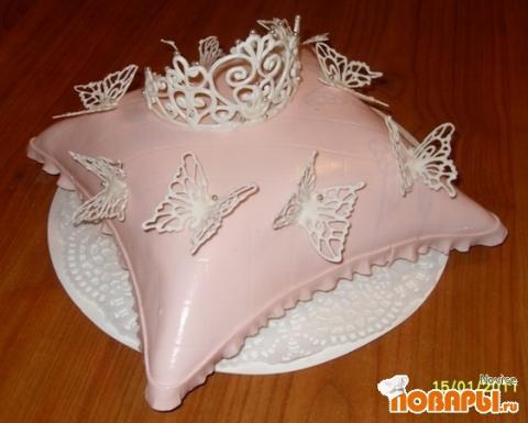 Корона из айсинга для торта