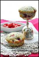 Маффины с красной смородиной