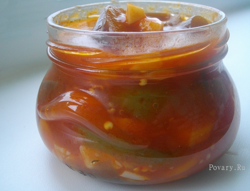 Рецепт Баклажаны в томатной заливке