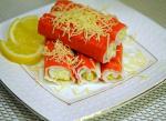 Фаршированный крабовые палочки