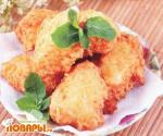 Крокеты из цветной капусты с пармезаном