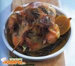 Запеченная курица с лимоном и травами