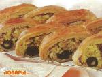 Рулет с маслинами