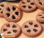 Печенье с начинкой из яблочного мармелада
