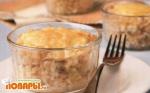 Мясо криля, запеченное под майонезом
