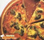 Пирог с начинкой из брокколи и ветчины