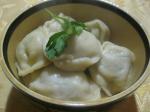 Пельмени с зеленью