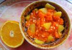 Тыква с апельсином и корицей