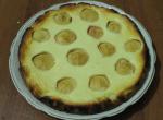 Французский летний пирог с творогом и персиками