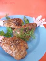 Куриные ножки, фаршированные кедровыми орешками