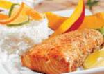 Морской лосось с манговым чатни