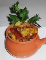 Картофель, жареный по-охотничьи