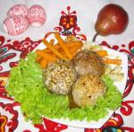 Мясные шарики с карамелизованной морковью и медовым соусом