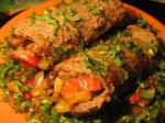 Рулеты из говядины с овощами