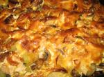 Курица с грибами, запечённая с сыром