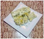Канеллони с курицей и соус