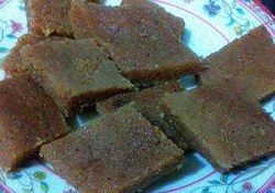 Рецепт: Халва из манки с апельсином