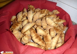 Рецепт: Рогалики с нутеллой