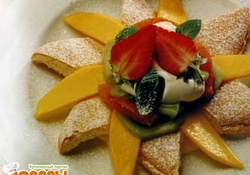 Рецепт: Десерт из фруктов