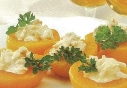 Рецепт: Персики фаршированные