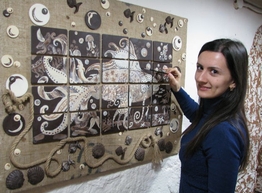 Статья: Картины шоколадом от Ольги Тесли