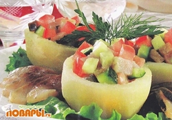 Рецепт: Сельдь по-купечески