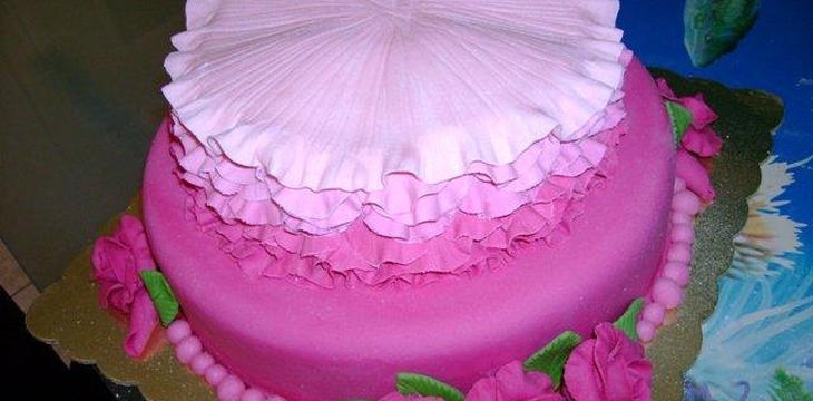 Шаг №11 МК Торт Балерина от Annula