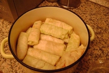 Шаг 2: На каждый лист выкладывать начинку …