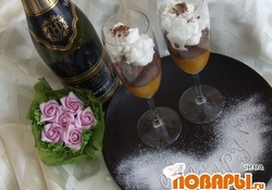 Рецепт: Романтический  десерт "Юнона"