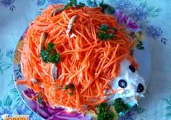Рецепт: Салат "Ёжик"