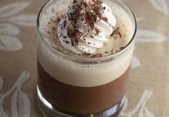 Панна Кота шоколадная с кремом