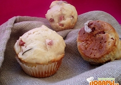 Рецепт: Майонезные маффины с укропом