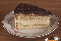 Шаг 3: Уложить бисквит в кольцо, пропитать …