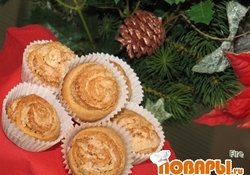 Рецепт: Печенье "Розочки"