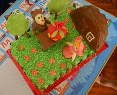 Рецепт: Торт Рыжик со сметанным кремом