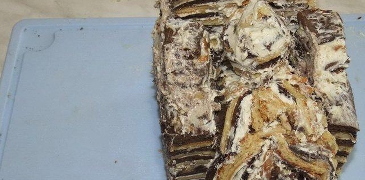 Шаг №1 Торт "Снежная королева на троне" от Nadezhda