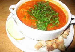 Рецепт: Томатно-куриный супчик