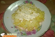 Шаг 2: следующий шар будет мелко порезанный …