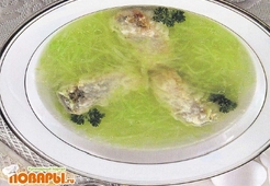 Щи из свежей капусты с рыбой