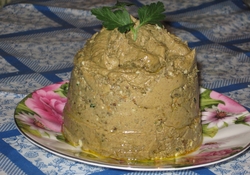 Рецепт: Паштет из говяжьей печени