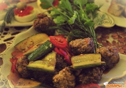 Рецепт: Салат «Котлетка» по-корейски