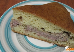 Рецепт: Мясной закрытый пирог