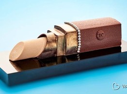 Рождественский торт в виде помады