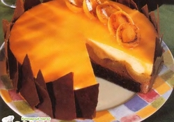 Рецепт: Шоколадно-абрикосовый торт