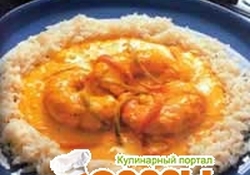 Рецепт: Креветки с тамариндом