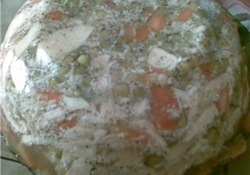 Рецепт: Заливное из куриных грудок