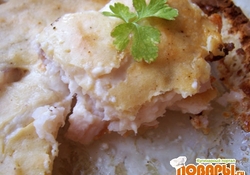 Рецепт: Рыба с хреном