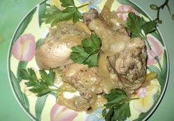 Рецепт: Курица с лимоном