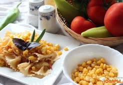 Паста с кукурузой