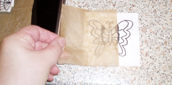 Шаг №1 МК Бабочка из шоколада от Larissa3 